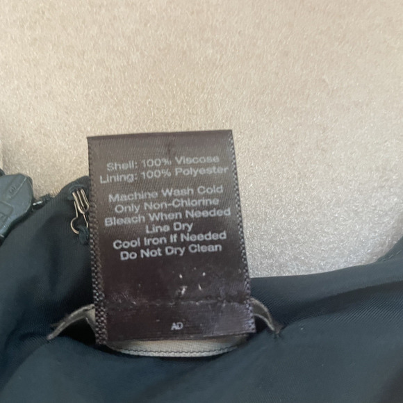 Vintage Y2K Ann Taylor Dress Women 12 Green Beige Purple Large Flowers Babydoll - Picture 10 of 13